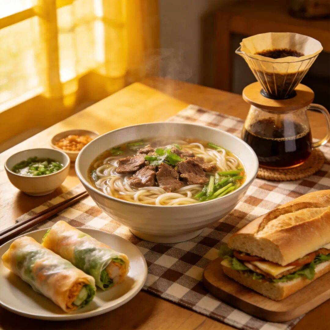 越南美食 米粉春卷